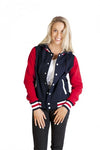 Adults Varsity Letterman Jacket - Personalised with HOOD Personalised Custom Uniform Teamwear Gift- Parkway Designs