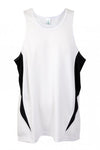 Adults Dry Fit Accelerator Tank Singlet - including your logo printed! 12 colour combos! Personalised Custom Uniform Teamwear Gift- Parkway Designs