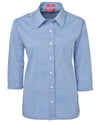 Ladies 3/4 Sleeve 4LSLT Fine Chambray Business Shirt - Including your logo embroidered!