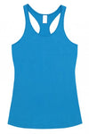 Ladies Girls T Back Racer Back Tank Singlet - including your logo printed! Personalised Custom Uniform Teamwear Gift- Parkway Designs