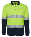 Hi Vis Day Night 6HVSL Long Sleeve Tradies Workwear Polo - Including your logo or design!