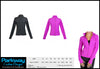 Ladies AVA Nylon Spandex Gym Fitness Jacket - Including your logo