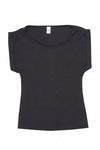 Cuffed Wide Neck Tshirt - Printed with your Logo Personalised Custom Uniform Teamwear Gift- Parkway Designs