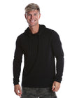 Mens Fusion Hooded Long Sleeve Tshirt - Including your logo or design Personalised Custom Uniform Teamwear Gift- Parkway Designs