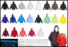 Mens Coloured Kangaroo Pocket Hoodie - Including your logo or design! Personalised Custom Uniform Teamwear Gift- Parkway Designs
