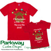 Adults REINDEER Personalised Christmas Tshirt Personalised Custom Uniform Teamwear Gift- Parkway Designs