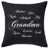 Grandma & kids Script Cushion