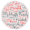 My Happy Family - Name Collage Personalised Custom Uniform Teamwear Gift- Parkway Designs
