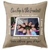 Our Pop is the Greatest - Photo Cushion Personalised Custom Uniform Teamwear Gift- Parkway Designs