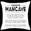 Mancave Definition Cushion Personalised Custom Uniform Teamwear Gift- Parkway Designs