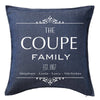 Established Date Family Cushion STYLE 2 Personalised Custom Uniform Teamwear Gift- Parkway Designs