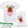 Adults REINDEER Personalised Christmas Tshirt Personalised Custom Uniform Teamwear Gift- Parkway Designs