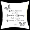 When someone you love becomes a memory - Memorial Cushion Personalised Custom Uniform Teamwear Gift- Parkway Designs