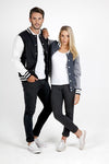Adults Varsity Letterman Jacket - Personalised including Delivery ! Personalised Custom Uniform Teamwear Gift- Parkway Designs